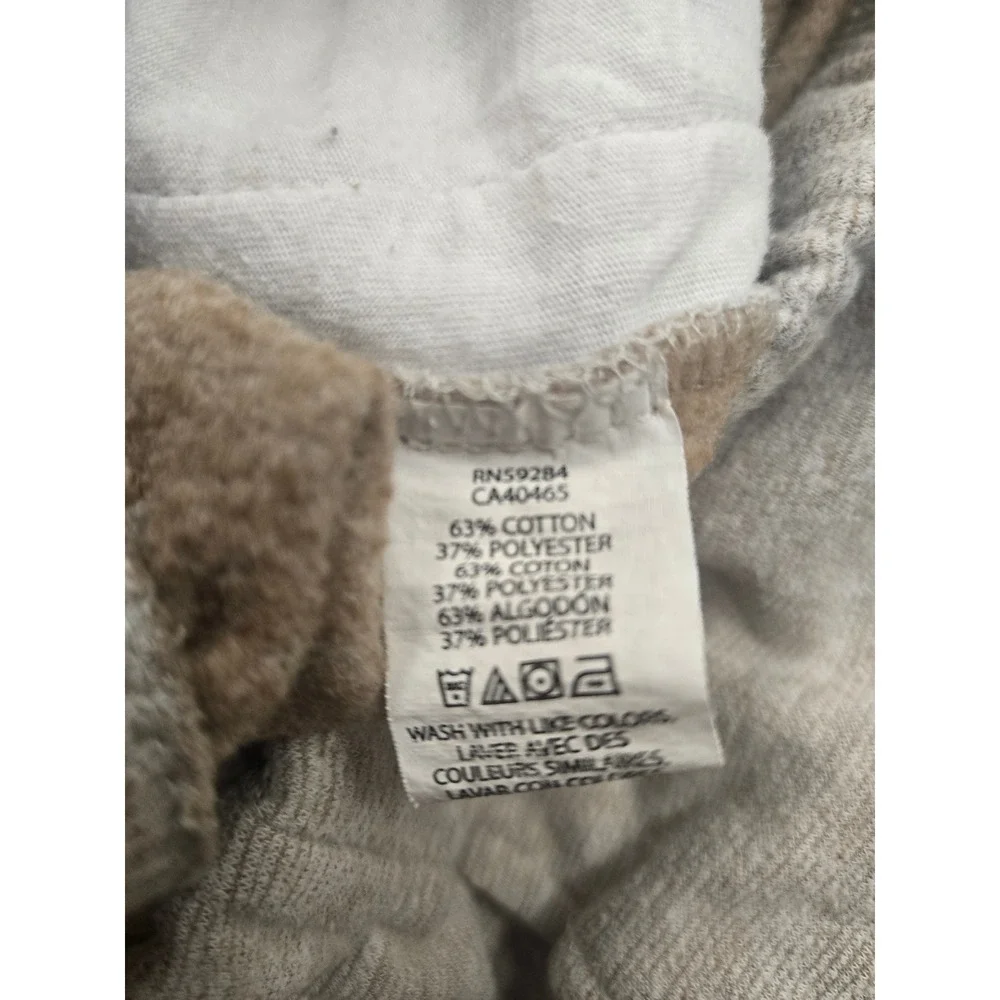 The Childrens Place Boys Beige/khaki Fleece Jogger Sweatpants Size‎ 10/12 L/G